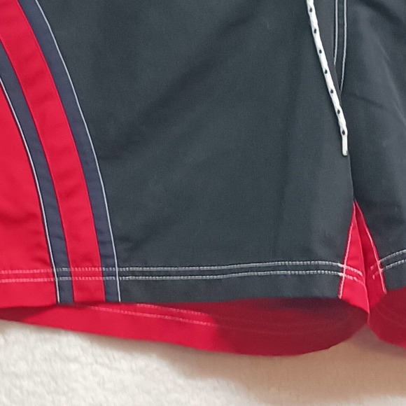 Tommy Hilfiger Swim Trunks Mens Medium Red White Black Elastic Waist Lined - Picture 4 of 8
